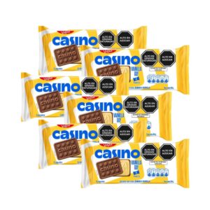 Pack x6 Sixpack Galleta con Crema Casino Vainilla Go