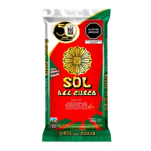 tableta de Cocolate y canela para Taza Sol Del Cuzco
