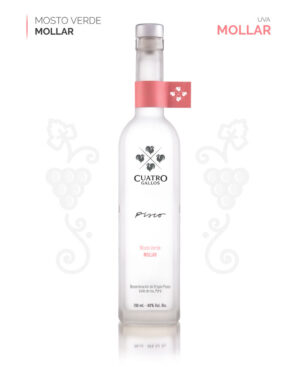 Cuatro Gallos Pisco Mosto Verde Mollar 700ml