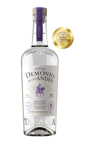 Pisco Demonio de los Andes Reserva de Familia Moscatel