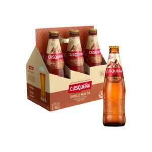 Cerveza Cusqueña Doble Malta Botella 6 Pack 310 ml