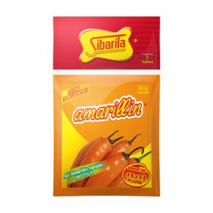 Amarillin Sibarita bolsa familiar con 3 sobres de 93.6 g