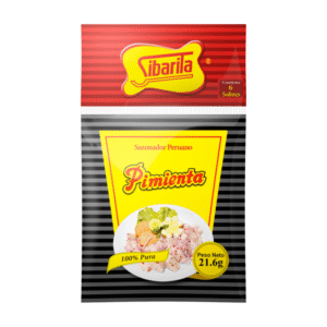 Pimienta molida Sibarita bolsa familiar 6 sobres de 21.6 g